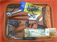 Tool Lot Consisting of: Allan Keys/Wrenches/Pliers