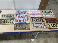 old licenses plates