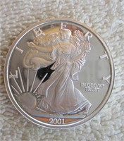 Silver Coin - 1 Troy Ounce - 2001