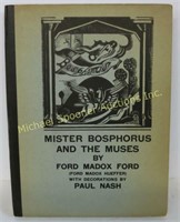 MISTER BOSPHORUS AND THE MUSES 1923 BOOK