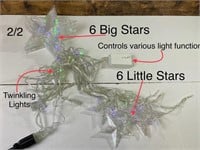 LED Multi-Setting  "Star" String Lights