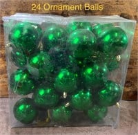 24 Pak of Christmas Balls