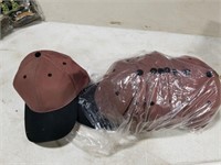 12 brown hats