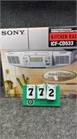 Sony Kitchen Radio with CD player