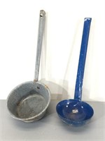 Graniteware Dipper & Ladle -Large