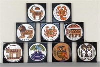 Small Decorative Tiles -Astrology Signs, etc