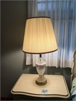 Tall Crystal Table Lamp
