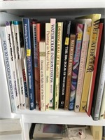 Shelf of Vintage Books & Art Books