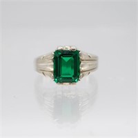 Lab Created 5.00ct VVS1 Emerald Ring
