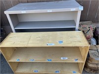 2 - Wood Shelves - 49x26x43, 48x14x29