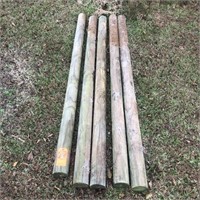 (6.5" x 4') Treated Wood Post
