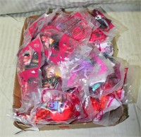 FLAT BOX OF NOS HAPPY MEAL TOYS IN PACKAGES