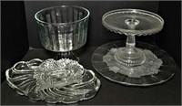 Glass Trifle Bowl, Cake Stand