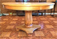 Walter of Wabash Oak Round Dining Table