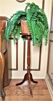 Nice Wooden Plant Stand with Woven