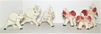 Hand Painted Ceramic Elephants
