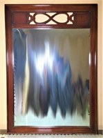 Dark Wooden Dresser Mirror