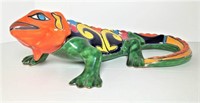 Mexican Hand Painted Ceramic Iguana