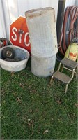 Trash Cans Stool Stop Sign & More