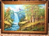 Large Landscape Oil on Canvas