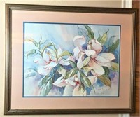 Barbara Mock Framed Floral Print