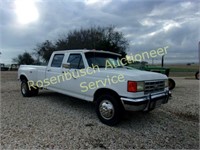 1988 White 7.3l Diesel Ford Pickup   TITLE   KEY