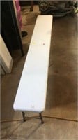 Foldable bench (2) 11 x 72