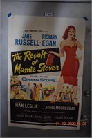 Original 1956 The Revolt of Mamie Stover Poster