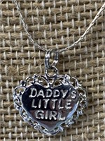 Sterling Silver "Daddy's Little Girl" Necklace