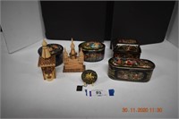 Russian Porcelain Boxes & More