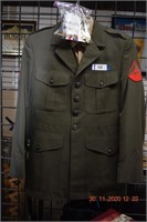 Army Uniform Jacket, Two Shirts & Pins & Ribbons