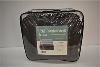 ST.TEAL WEIGHTED BLANKET - 15LBS - GREY - NEW