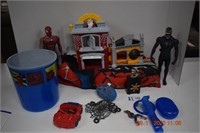 Spiderman  w/Figures, Play Set, Blanket & more