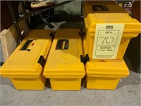 ASSORTED TOOL BOXES (EMPTY)