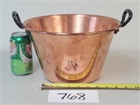 Baumalu Copper Jam Pot - Made in France