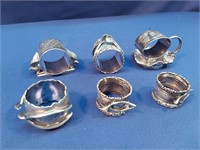 Assorted Figural Napkin Rings - 6