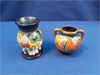 Gouda Holland Small Vase / Pot. 3.5" & 2.5"