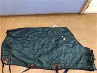 Tag #161 Green Stable Blanket aproxsize 74