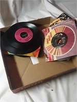 Box of 45 records