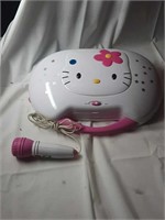 Hellow kitty karaoke machine untested