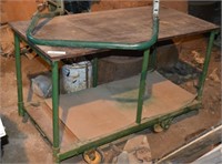 2 Tier Steel Frame Shop Cart