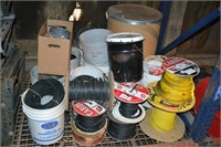 Large Lot Numerous Spools Wire & Electric Cable