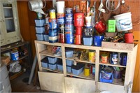 Large Wall Lot hardware, Garage Items, Tools, More