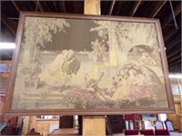 Vintage Framed Tapestry
