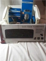 New wireless mouse key board and misc