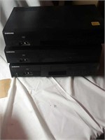 3 Samsung DVD VHS players