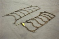Pair of Skid Steer Chains, Approx 12x16.5