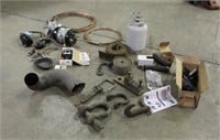Assorted Parts & Hardware Including Copper Piping