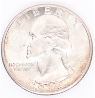 Coin 1934-D Washington Quarter In GEM BU - Rare!
