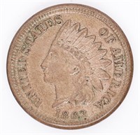 Coin 1862 United States Indian Head Cent - Choice